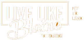 Live Like Blaine Logo White
