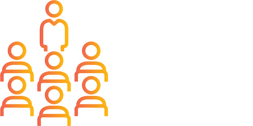A community of people, Text: Sponsored Sessions, Keynotes, Awards, and Networking Sessions