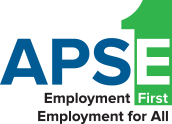APSE logo, text: Employment First For All
